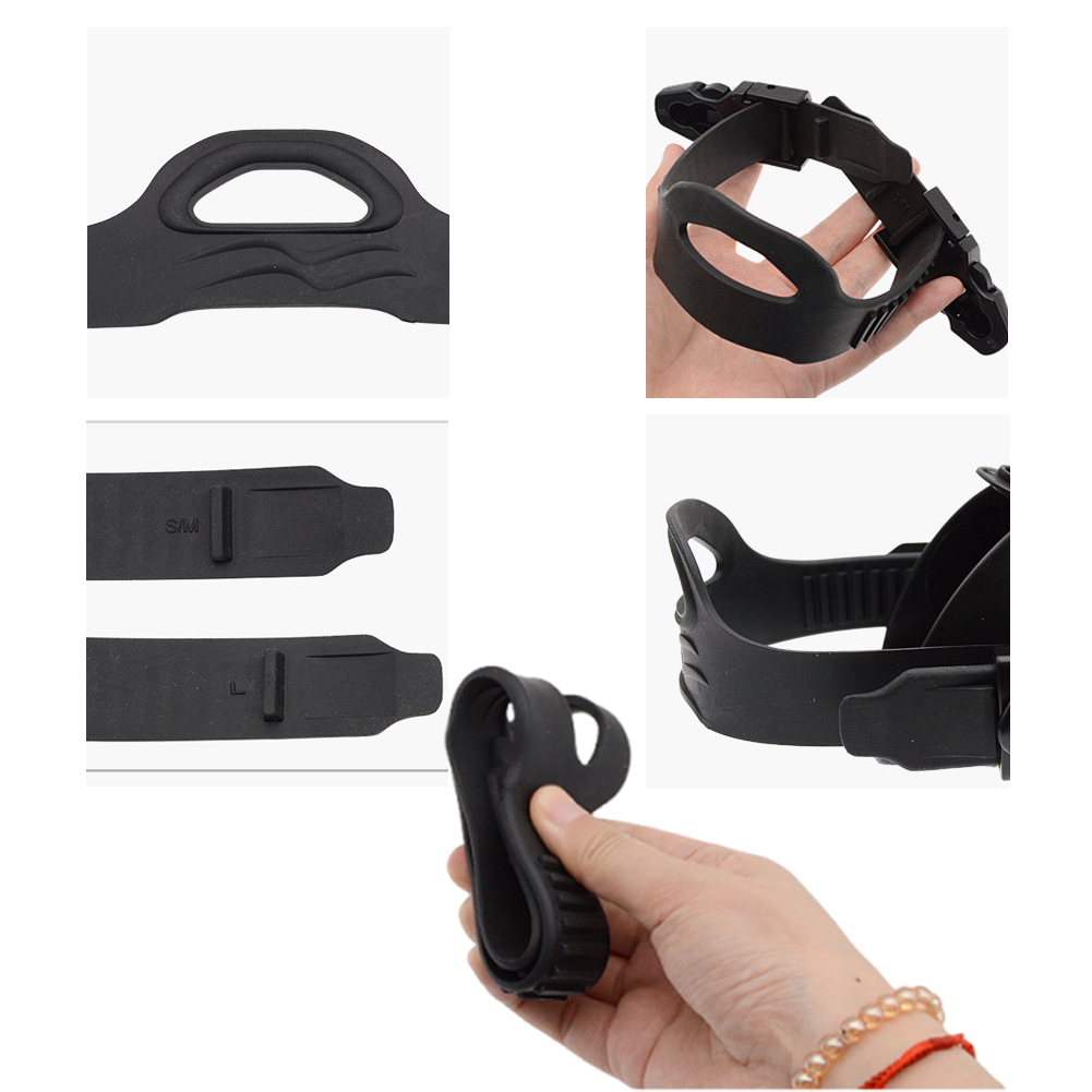 1Pair Diving Fin Strap with Qu - Flippers Swimming ulasan dan harga