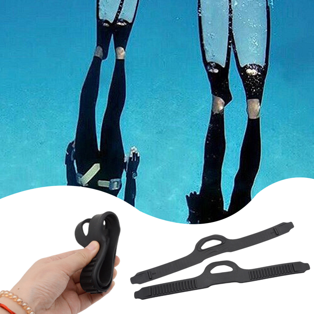 1Pair Diving Fin Strap with Qu - Flippers Swimming ulasan dan harga