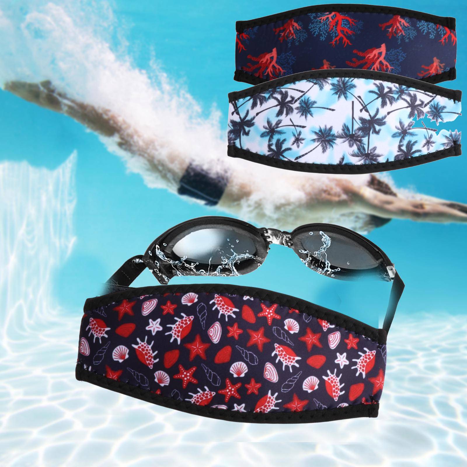 Diving Strap Cover Mask Straps - Snorkel Set ulasan dan harga