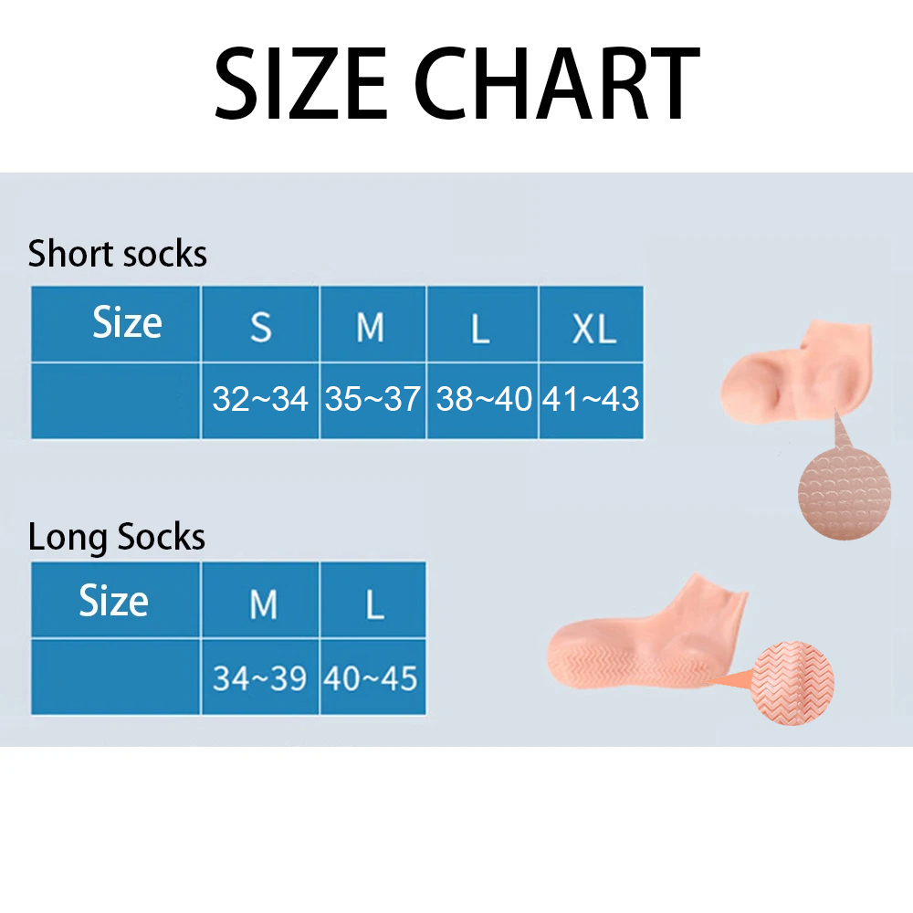 Silicone Wetsuit Socks for Swi - Flippers Swimming ulasan dan harga