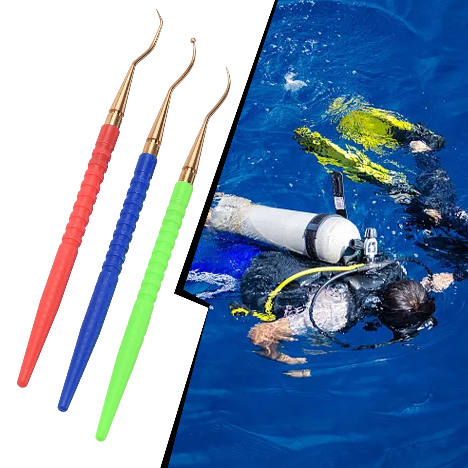 3Pcs Brass O-Ring Remover Pick - Snorkel Set ulasan dan harga