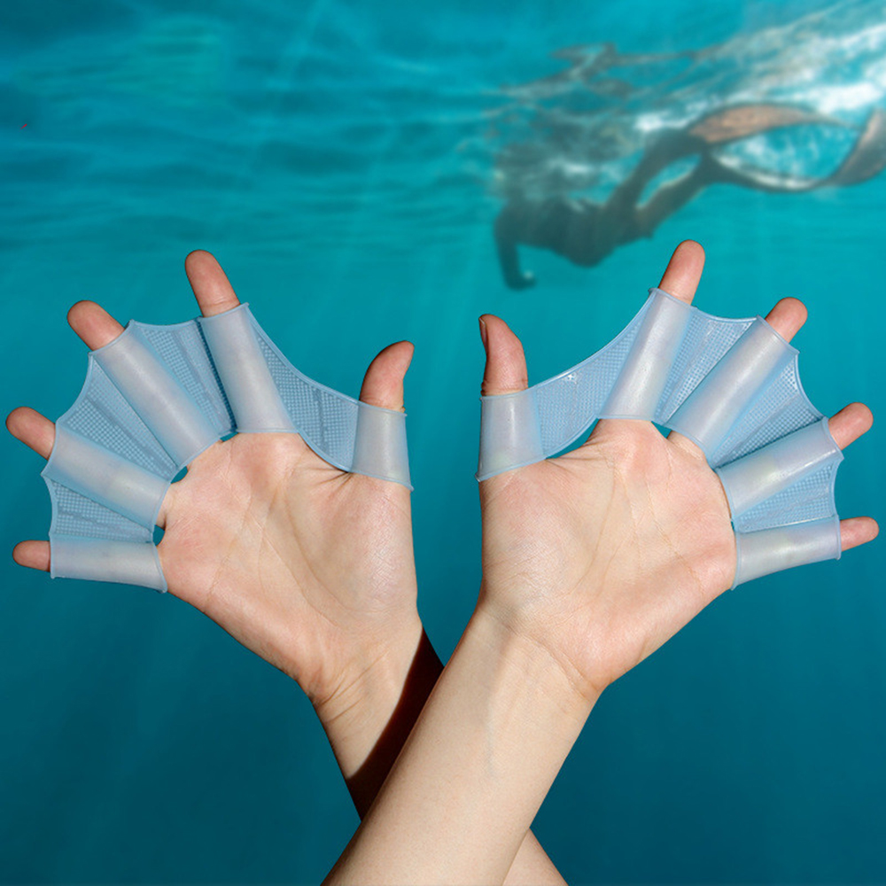 Silicone Swim Fins Hand Paddle - Flippers Swimming ulasan dan harga