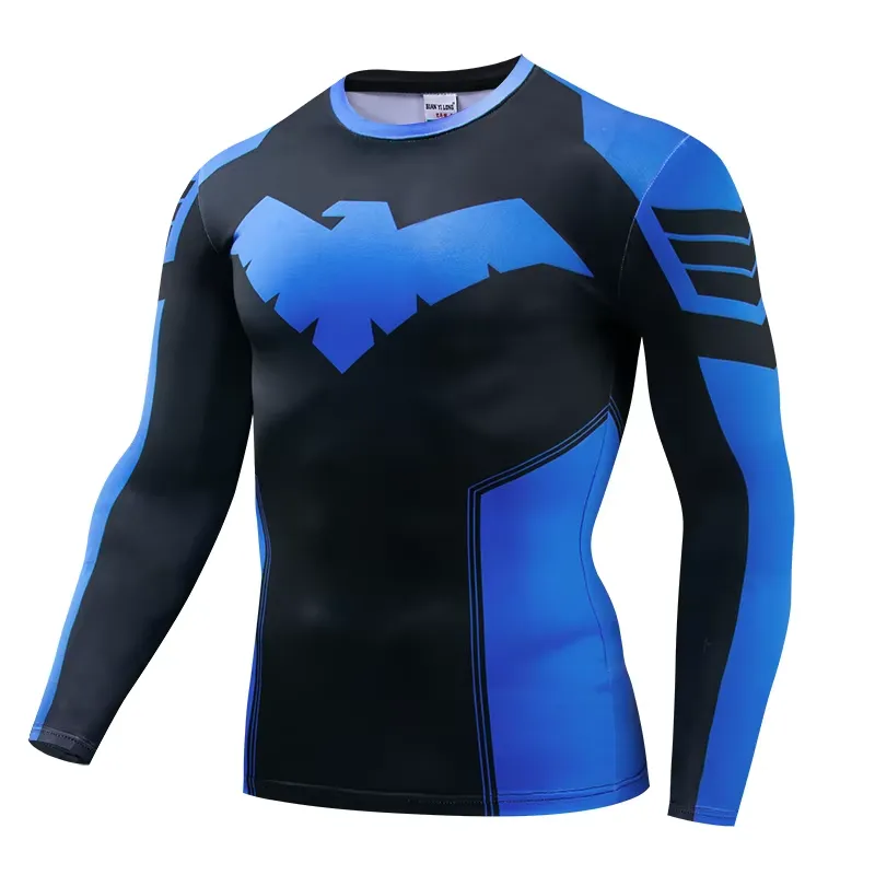 3D Printed Casual Long Sleeve  - Rash Guard ulasan dan harga